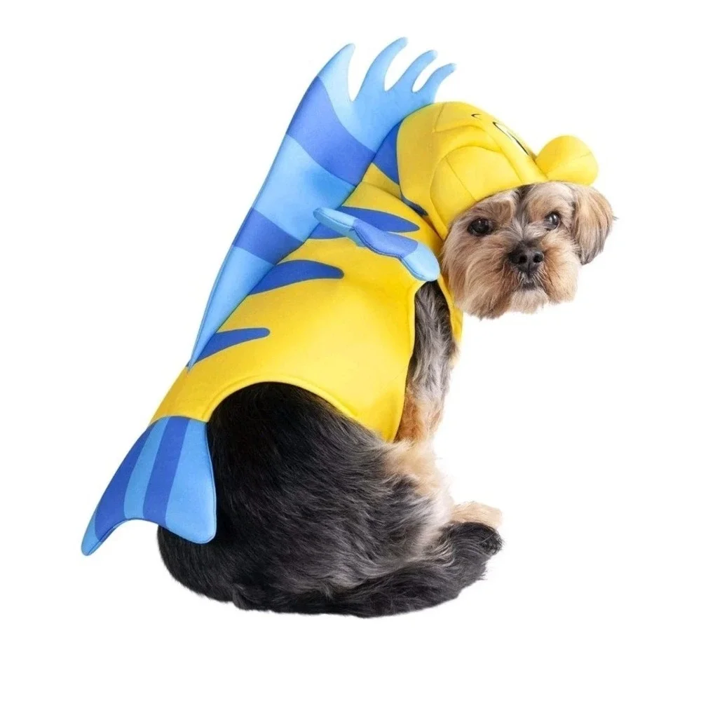 Rubies Disney Little‎ Mermaid: Flounder Pet Costume for For Dogs or Cats Medium